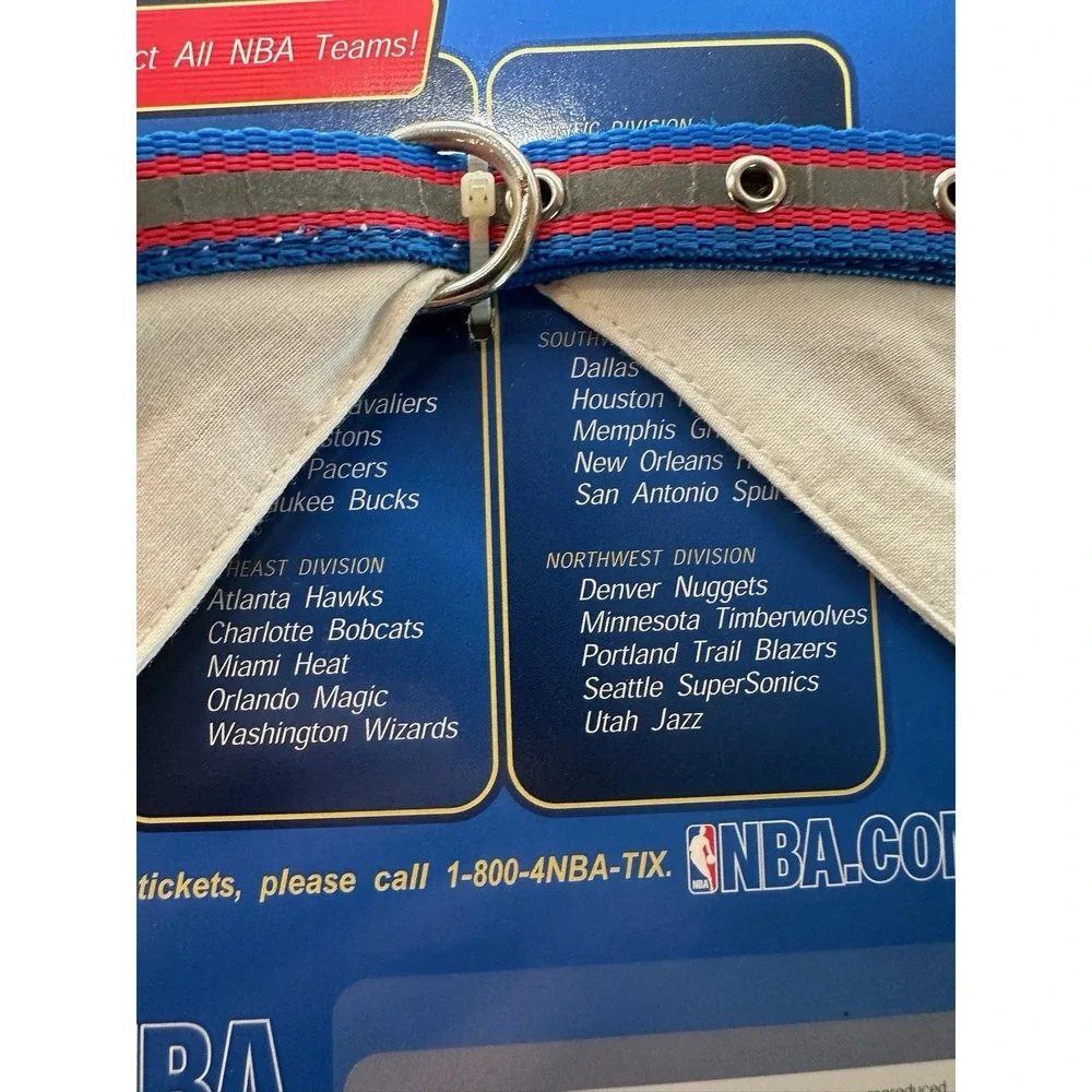 NBA Detroit PISTONS Basketball Pet Collar Bandana Dogs/Cats - Medium - NEW